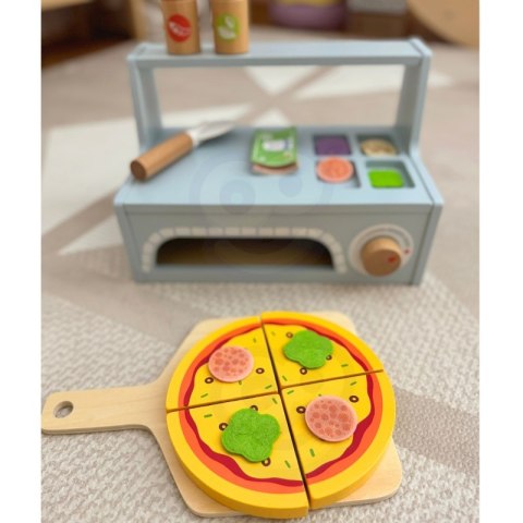 TOOKY TOY Pizzeria Drewniany Piec do Pizzy Akcesoria TOOKY TOY Pizzeria Drewniany Piec do Pizzy Akcesoria