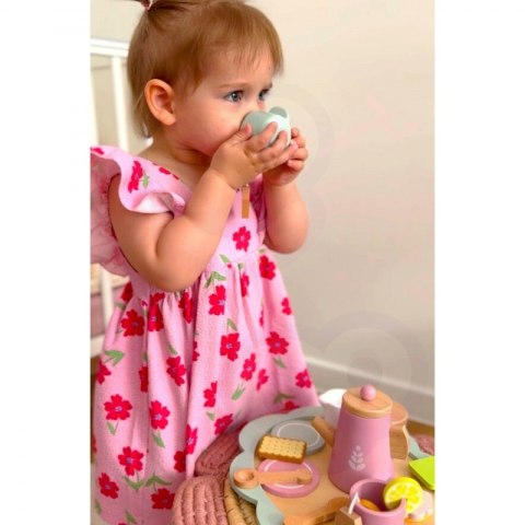 TOOKY TOY Popołudniowa Herbatka Drewniany Zestaw Serwis TOOKY TOY Popołudniowa Herbatka Drewniany Zestaw Serwis