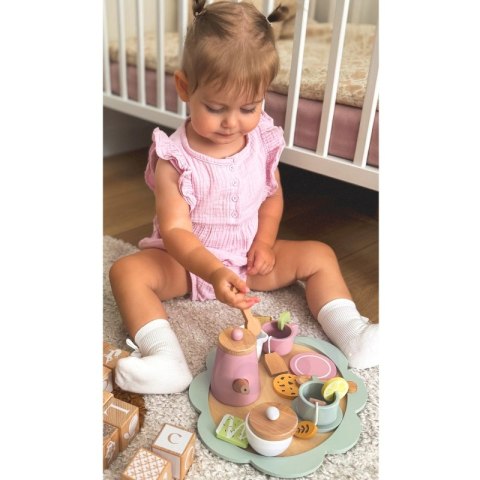 TOOKY TOY Popołudniowa Herbatka Drewniany Zestaw Serwis TOOKY TOY Popołudniowa Herbatka Drewniany Zestaw Serwis