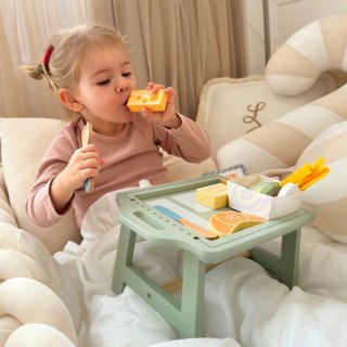 TOOKY TOY Zestaw Śniadaniowy z Tacą i Akcesoriami