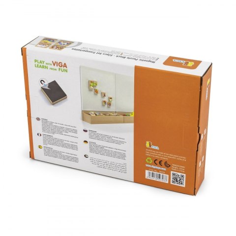 Viga Układanka drewniana puzzle magnetyczne - pojazdy Certyfikat FSC Viga Układanka drewniana puzzle magnetyczne - pojazdy Certyfikat FSC