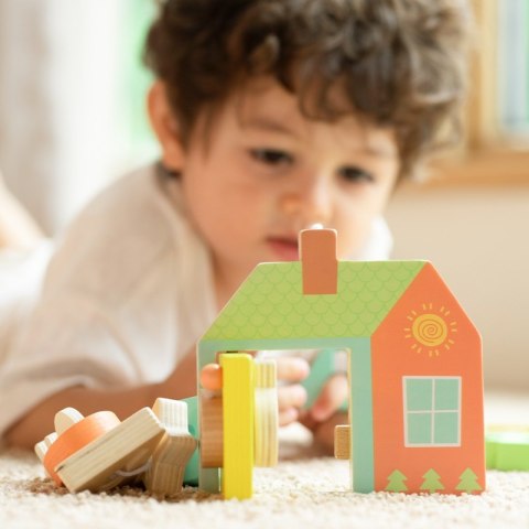 CLASSIC WORLD Drewniana Przeplatanka Klocki do Nawlekania Klucze i Drzwi MONTESSORI 11 el. CLASSIC WORLD Drewniana Przeplatanka Klocki do Nawlekania Klucze i Drzwi MONTESSORI 11 el.