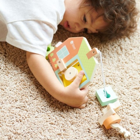 CLASSIC WORLD Drewniana Przeplatanka Klocki do Nawlekania Klucze i Drzwi MONTESSORI 11 el. CLASSIC WORLD Drewniana Przeplatanka Klocki do Nawlekania Klucze i Drzwi MONTESSORI 11 el.