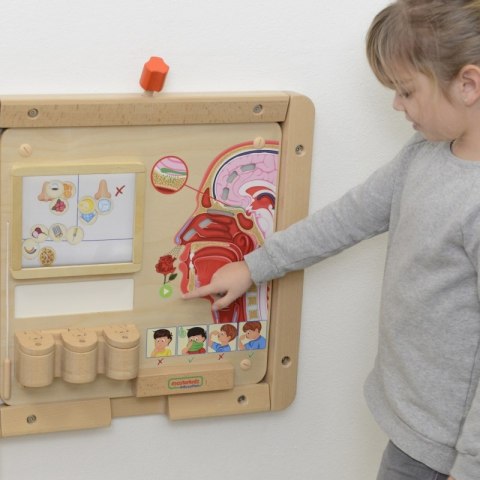 MASTERKIDZ Tablica Edukacyjna Zmysł Węchu Montessori MASTERKIDZ Tablica Edukacyjna Zmysł Węchu Montessori