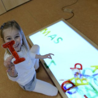 MASTERKIDZ Zestaw Literek i Cyferek Alfabet Montessori