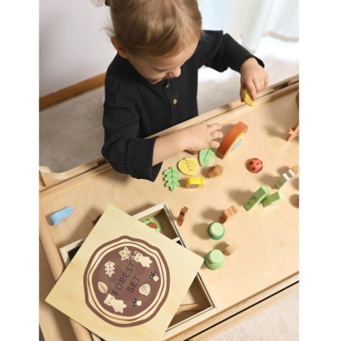TOOKY TOY Zestaw Leśny Układanka w Stosy Klocki Figurki TOOKY TOY Zestaw Leśny Układanka w Stosy Klocki Figurki