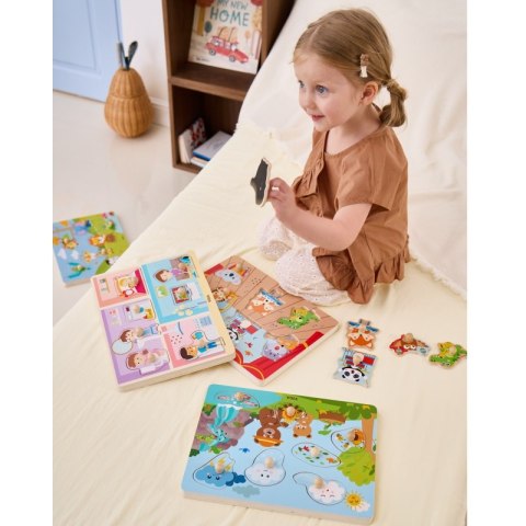 VIGA Puzzle Dźwiękowe Odkrywamy Naturę VIGA Puzzle Dźwiękowe Odkrywamy Naturę