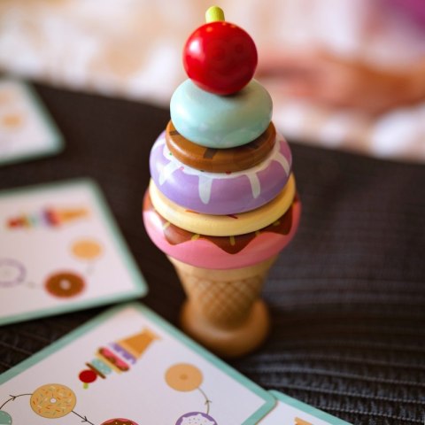 WOOPIE GREEN Drewniane Lody Układanka Montessori Cukiernia 12 el. FSC WOOPIE GREEN Drewniane Lody Układanka Montessori Cukiernia 12 el. FSC
