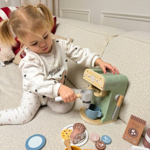 WOOPIE GREEN Drewniany Ekspres do Kawy 25 el Cukiernia Barista WOOPIE GREEN Drewniany Ekspres do Kawy 25 el Cukiernia Barista