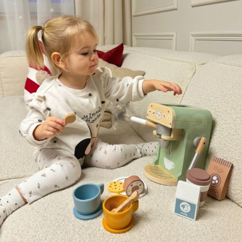 WOOPIE GREEN Drewniany Ekspres do Kawy 25 el Cukiernia Barista WOOPIE GREEN Drewniany Ekspres do Kawy 25 el Cukiernia Barista