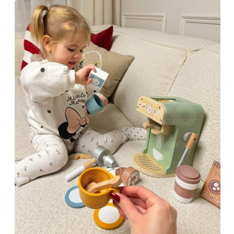 WOOPIE GREEN Drewniany Ekspres do Kawy 25 el Cukiernia Barista WOOPIE GREEN Drewniany Ekspres do Kawy 25 el Cukiernia Barista