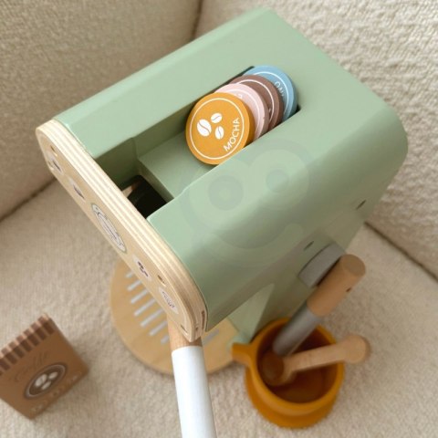 WOOPIE GREEN Drewniany Ekspres do Kawy 25 el Cukiernia Barista WOOPIE GREEN Drewniany Ekspres do Kawy 25 el Cukiernia Barista