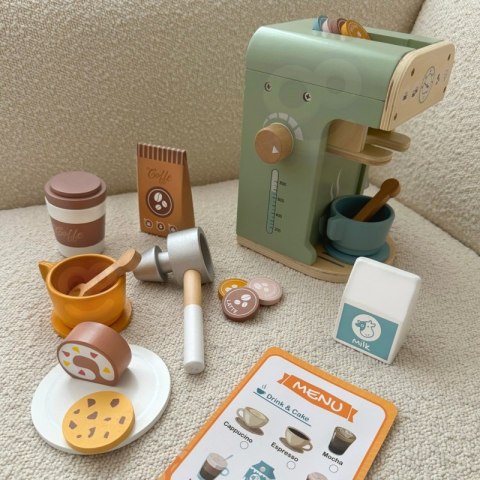 WOOPIE GREEN Drewniany Ekspres do Kawy 25 el Cukiernia Barista WOOPIE GREEN Drewniany Ekspres do Kawy 25 el Cukiernia Barista