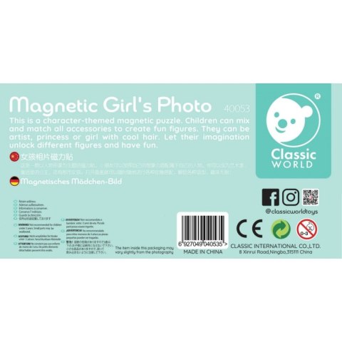 CLASSIC WORLD Układanka Magnetyczna Księżniczki 44 el. CLASSIC WORLD Układanka Magnetyczna Księżniczki 44 el.
