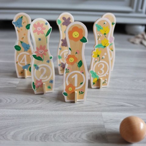 CLASSIC WORLD Wooden Bowling Game for Children 6 pcs + Ball CLASSIC WORLD Wooden Bowling Game for Children 6 pcs + Ball