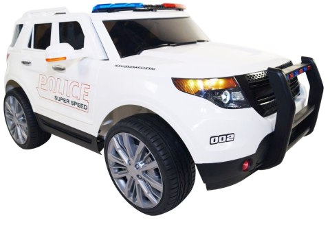 MEGA POLICJA Z MEGAFONEM I RADIEM, MIĘKKIE KOŁA/9935 MEGA POLICJA Z MEGAFONEM I RADIEM, MIĘKKIE KOŁA/9935