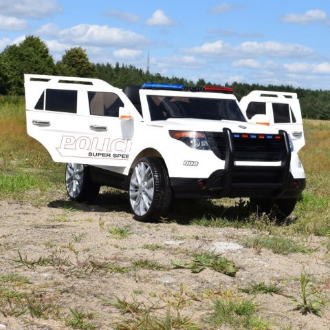 MEGA POLICJA Z MEGAFONEM I RADIEM, MIĘKKIE KOŁA/9935 MEGA POLICJA Z MEGAFONEM I RADIEM, MIĘKKIE KOŁA/9935