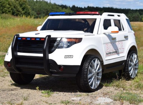 MEGA POLICJA Z MEGAFONEM I RADIEM, MIĘKKIE KOŁA/9935 MEGA POLICJA Z MEGAFONEM I RADIEM, MIĘKKIE KOŁA/9935