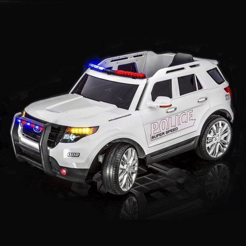 MEGA POLICJA Z MEGAFONEM I RADIEM, MIĘKKIE KOŁA/9935 MEGA POLICJA Z MEGAFONEM I RADIEM, MIĘKKIE KOŁA/9935