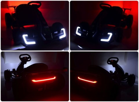 SZYBKI DRIFTUJĄCY GOKART NA AKUMULATOR 24 V, REGULOWANA RAMA/AHL007 SZYBKI DRIFTUJĄCY GOKART NA AKUMULATOR 24 V, REGULOWANA RAMA/AHL007