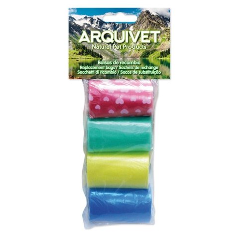 ARQUIVET Woreczki na psie odchody 4 rolki x 20 szt ARQUIVET Woreczki na psie odchody 4 rolki x 20 szt
