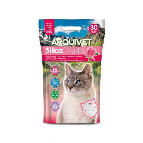 ARQUIVET Żwirek silikonowy o zapachu róży 3,8 l ARQUIVET Żwirek silikonowy o zapachu róży 3,8 l