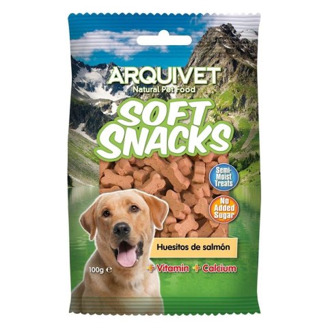 Arquivet Ciasteczka kosteczki z łososia 100g Arquivet Ciasteczka kosteczki z łososia 100g