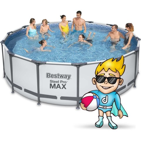 Basen ogrodowy stelażowy 427 x 122 cm 19w1 Bestway 5612X maszynka do baniek GRATIS Basen ogrodowy stelażowy 427 x 122 cm 19w1 Bestway 5612X maszynka do baniek GRATIS