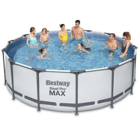 Basen ogrodowy stelażowy 427 x 122 cm 19w1 Bestway 5612X maszynka do baniek GRATIS Basen ogrodowy stelażowy 427 x 122 cm 19w1 Bestway 5612X maszynka do baniek GRATIS