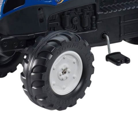 FALK Traktor na Pedały New Holland Duży z Przyczepką od 3 lat FALK Traktor na Pedały New Holland Duży z Przyczepką od 3 lat