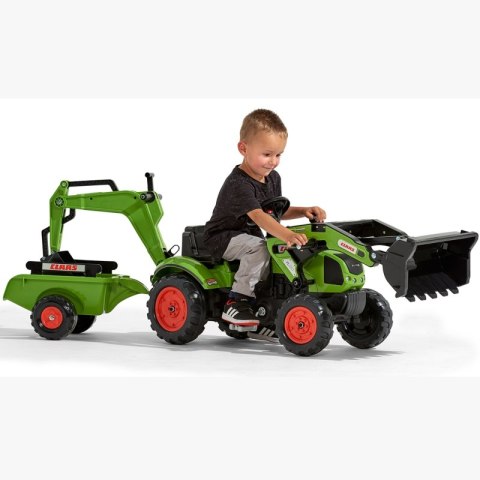 FALK Traktor z Przyczepą CLAAS Arion Backhoe ŁYŻKA + Ładowarka Od 2 Lat FALK Traktor z Przyczepą CLAAS Arion Backhoe ŁYŻKA + Ładowarka Od 2 Lat