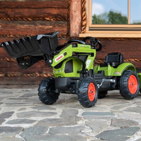 Falk Traktor Claas z Przyczepą i Łyżką na pedały Falk Traktor Claas z Przyczepą i Łyżką na pedały