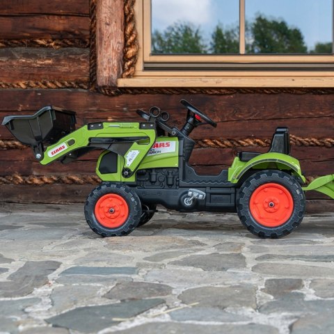 Falk Traktor Claas z Przyczepą i Łyżką na pedały Falk Traktor Claas z Przyczepą i Łyżką na pedały