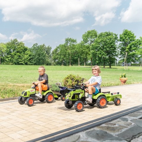 Falk Traktor Claas z Przyczepą i Łyżką na pedały Falk Traktor Claas z Przyczepą i Łyżką na pedały