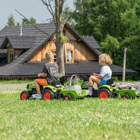 Falk Traktor Claas z Przyczepą i Łyżką na pedały Falk Traktor Claas z Przyczepą i Łyżką na pedały