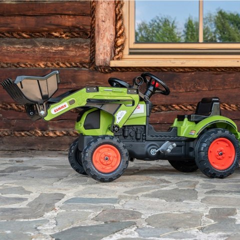 Falk Traktor Claas z Przyczepą i Łyżką na pedały Falk Traktor Claas z Przyczepą i Łyżką na pedały
