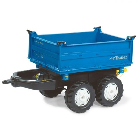 Rolly Toys Przyczepa wywrotka RollyMega Trailer Niebieska Rolly Toys Przyczepa wywrotka RollyMega Trailer Niebieska