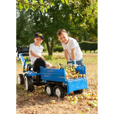 Rolly Toys Przyczepa wywrotka RollyMega Trailer Niebieska Rolly Toys Przyczepa wywrotka RollyMega Trailer Niebieska