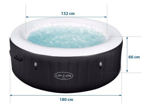 Dmuchane SPA Lay-Z Miami 4 osobowe Bestway 60001 Dmuchane SPA Lay-Z Miami 4 osobowe Bestway 60001