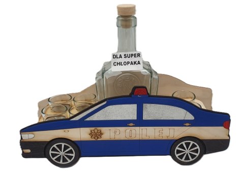 Karafka POLICJA + 6 kieliszków Dla Super Chłopaka Karafka POLICJA + 6 kieliszków Dla Super Chłopaka