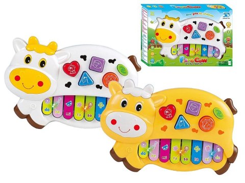 Organki na baterie światło dźwięk 22 x 15,5 x 5cm KRÓWKA Organki na baterie światło dźwięk 22 x 15,5 x 5cm KRÓWKA