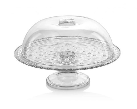 Patera plastikowa z kloszem 30cm AZ805 Patera plastikowa z kloszem 30cm AZ805