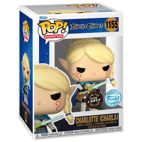 Funko POP! Black Clover Charlotte Glow 1155 Chase Funko POP! Black Clover Charlotte Glow 1155 Chase