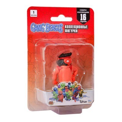 P.M.I. Gang Beasts series 1 J Street Red 7cm P.M.I. Gang Beasts series 1 J Street Red 7cm