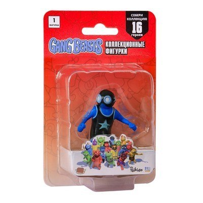 P.M.I. Gang Beasts series 1 Wrestler Blue 7cm P.M.I. Gang Beasts series 1 Wrestler Blue 7cm