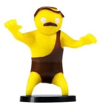 P.M.I. Gang Beasts series 1 Wrestler Yellow 7cm