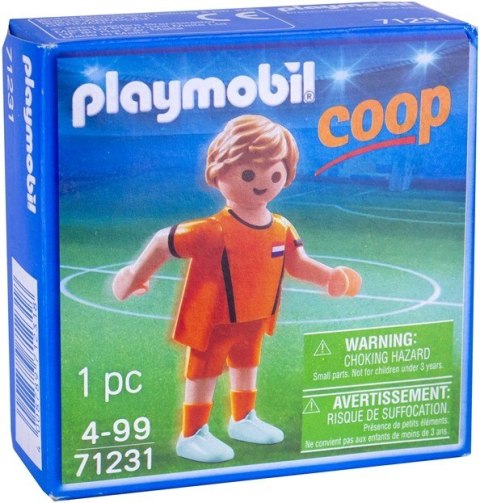 PLAYMOBIL 71231 Footballer Orange Coop PLAYMOBIL 71231 Footballer Orange Coop