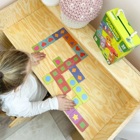 WOOPIE Gra Edukacyjna Transport Zwierzęta Puzzle Domino Montessori WOOPIE Gra Edukacyjna Transport Zwierzęta Puzzle Domino Montessori