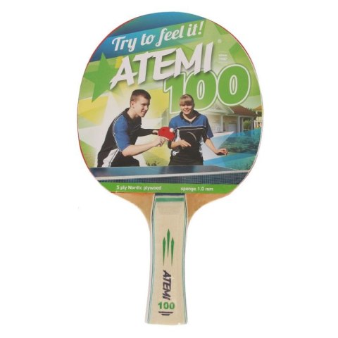 Rakietka do tenista stołowego Atemi 100 S214551 Rakietka do tenista stołowego Atemi 100 S214551