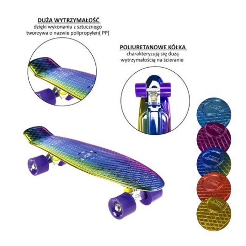 Deskorolka Nils Extreme ELECTROSTYLE PENNYBOARD PNB01 RAINBOW Deskorolka Nils Extreme ELECTROSTYLE PENNYBOARD PNB01 RAINBOW